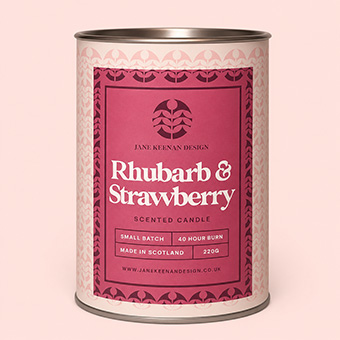 Strawberry & Rhubarb Candle - Image 4