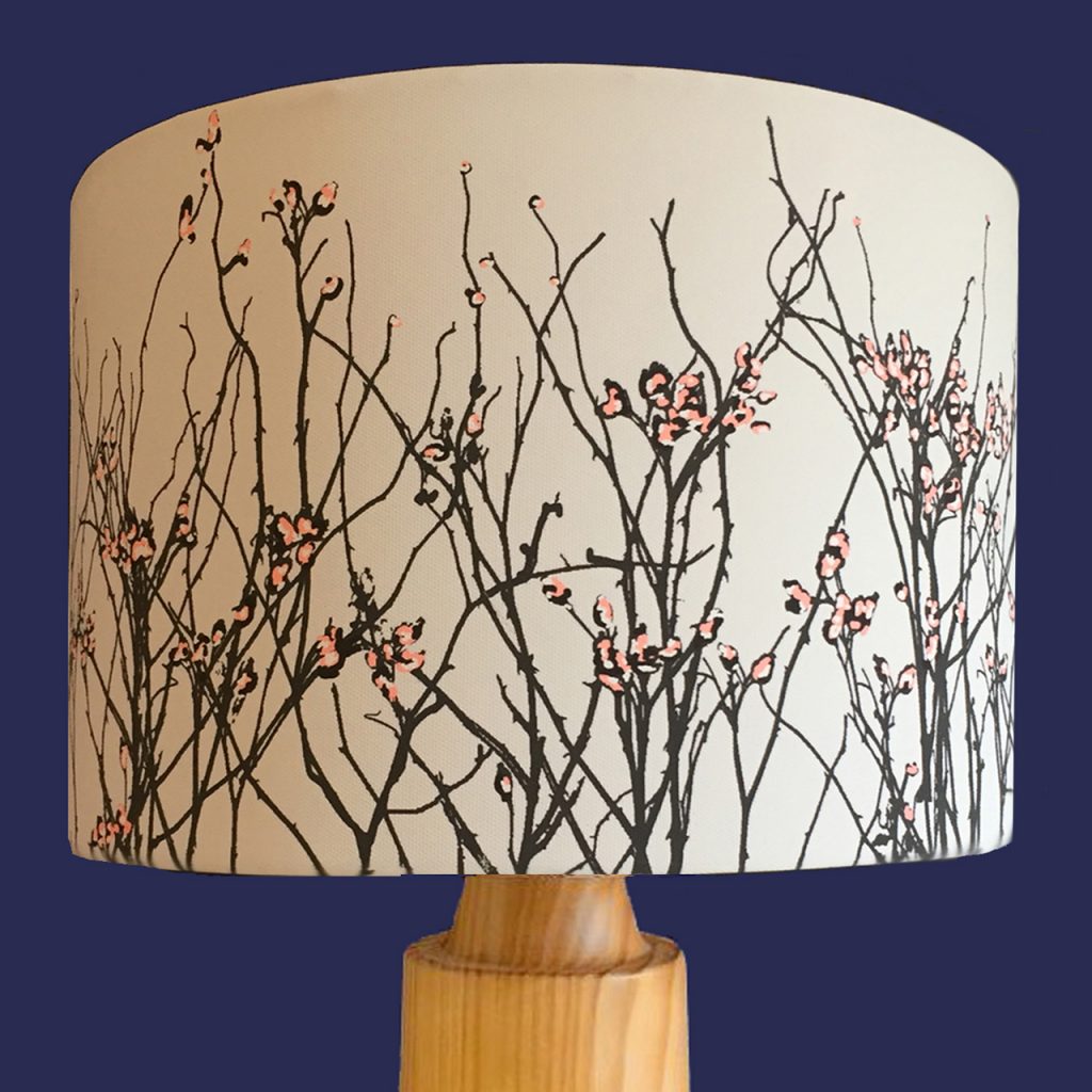 Hedgerow, Peach & Grey Jane Keenan Design