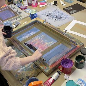 Mixed Media & Screen Printing Workshop, Thurs 11th Feb 2027